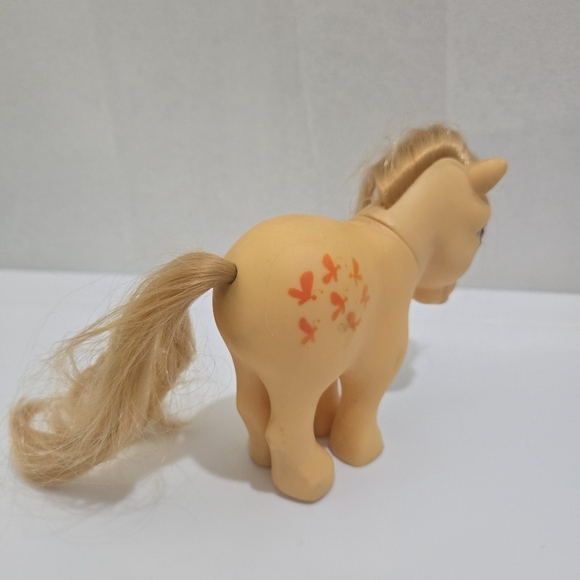VINTAGE G1 MY LITTLE PONY BUTTERSCOTCH   Yellow red butterflies MLP 1982 - Picture 3 of 7
